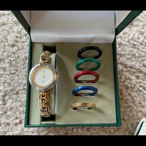 Vintage Gucci Interchangeable Bezel Watch
